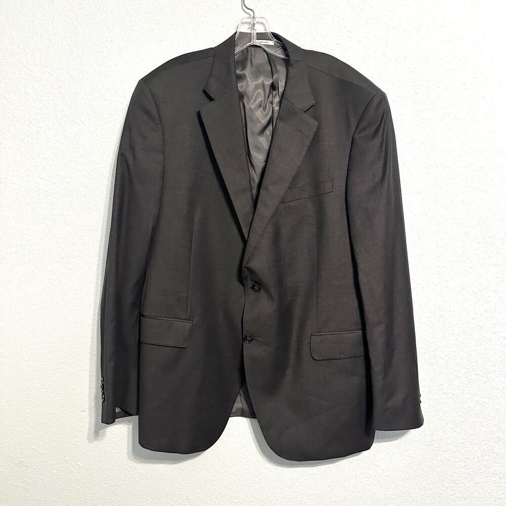 Peter Millar Blazer Men’s 46T Grey 100% Wool Dual Vent Union Made Old Money